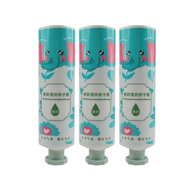 100% Recyclable Plastic-free Collapsible Tubes Cosmetics Conditioner Shampoo Tubes with screw flip top cap