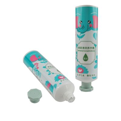 100% Recyclable Plastic-free Collapsible Tubes Cosmetics Conditioner Shampoo Tubes with screw flip top cap