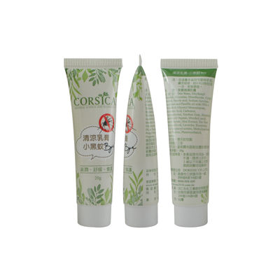 Cosmetic squeeze soft black packaging tube printing for bath gel body cream