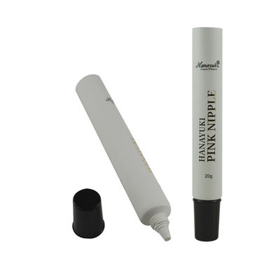 Custom cosmetic lotion cream tube packaging empty squeeze facial cleanser tube with flip top cap
