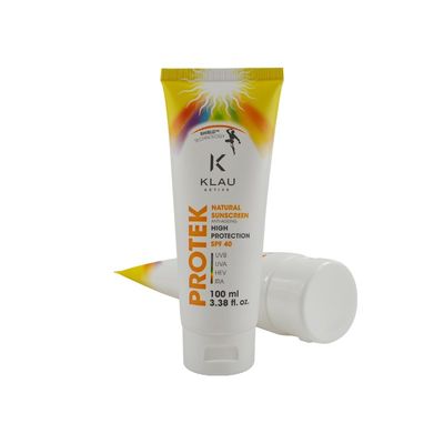 Custom Logo Print Cosmetic Empty Squeeze Soft Tubes For Skincare Lotion Hand Cream Body Face Lotion Sunscreen Plastic Pa