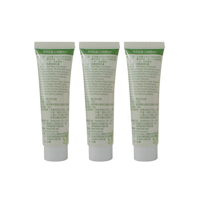 empty plastic tube with flip top cap, face wash cream soft tubes packaging for cosmetics