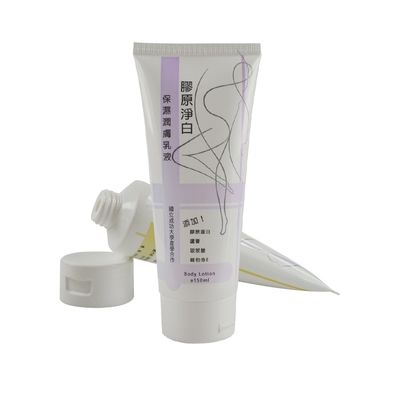 Custom pe soft cosmetic toothpaste tubes packaging with screw on cap