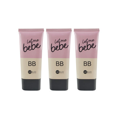 Wholesale Cosmetic Plastic Tube Packaging Black Soft Squeeze Plastic Tube with Flip Top Cap