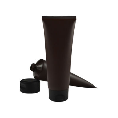 empty pe plastic cosmetic skincare lotion sunscreen squeeze tube packaging with flip top cap