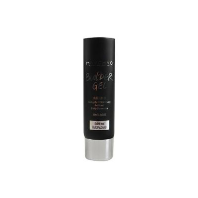 Custom Transparent full plastic 50g hand lotion tube / empty cosmetic plastic clear tube for hand cream