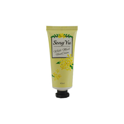 Custom printing 50g body lotion hand cream shower gel cosmetic soft clear flip cap squeeze tube