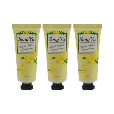 Custom printing 50g body lotion hand cream shower gel cosmetic soft clear flip cap squeeze tube