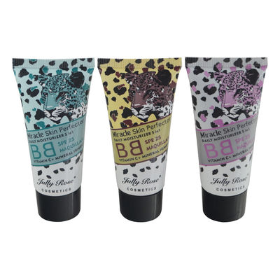 Empty PE Plastic Tubes With Flip Cap For Sunscreen BB Cream Foundation Cream Cosmetic Squeeze Tube Packaging