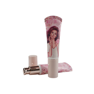 Custom printed and volume round cream lotion shampoo cosmetic packaging flip cap plastic tube