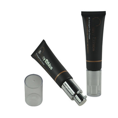 Plastic Round Empty Facial Cleanser Hand Care Lotion Sunscreen Packaging Tube With Flip Top Lid