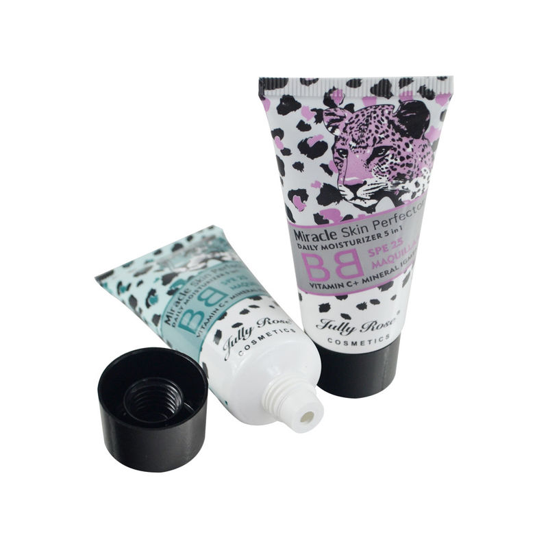 Empty PE Plastic Tubes With Flip Cap For Sunscreen BB Cream Foundation Cream Cosmetic Squeeze Tube Packaging